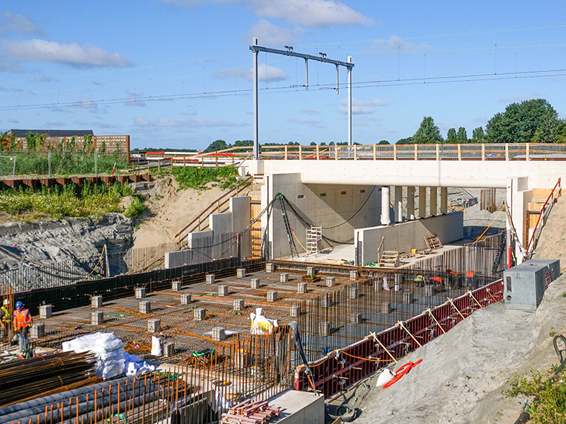 Spooronderdoorgang Voorhout Beton Levering