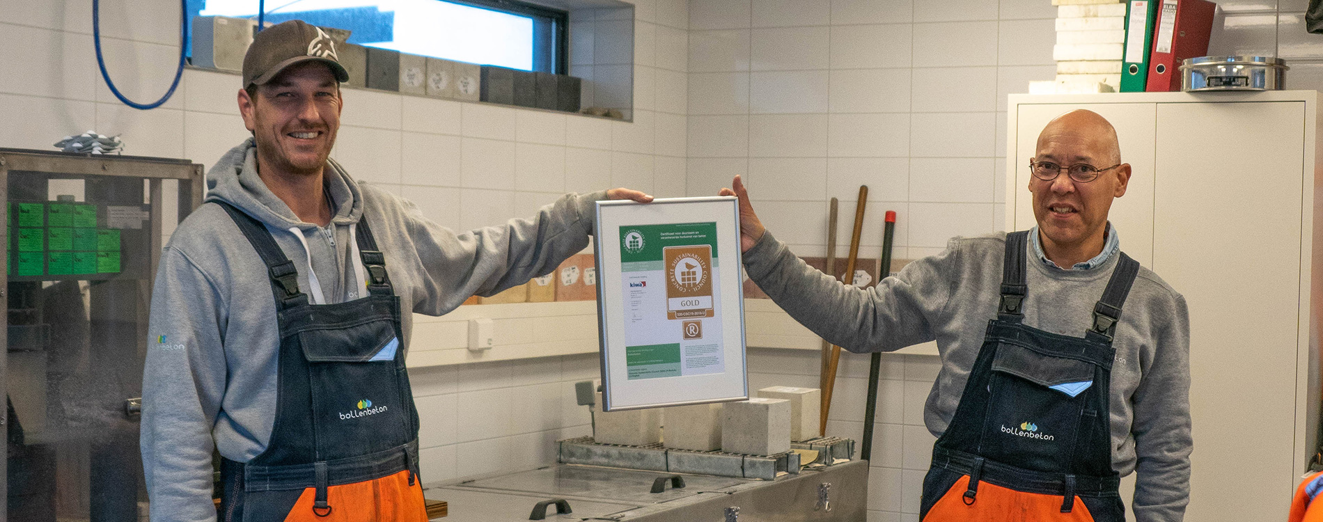 Bollenbeton behaalt het Concrete Sustainability Council certificaat!